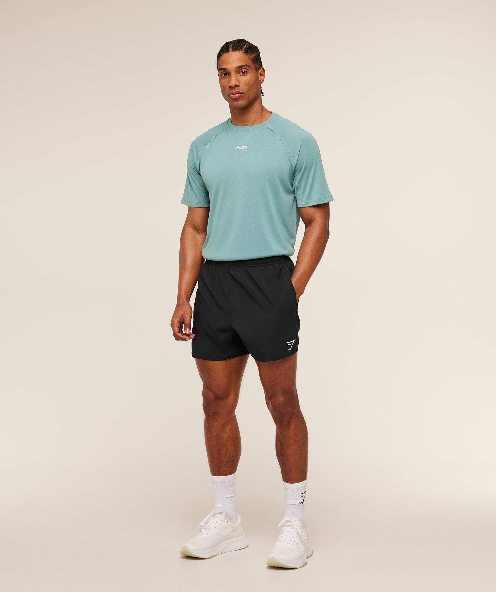 Gymshark Train T-Shirt Storm Blue