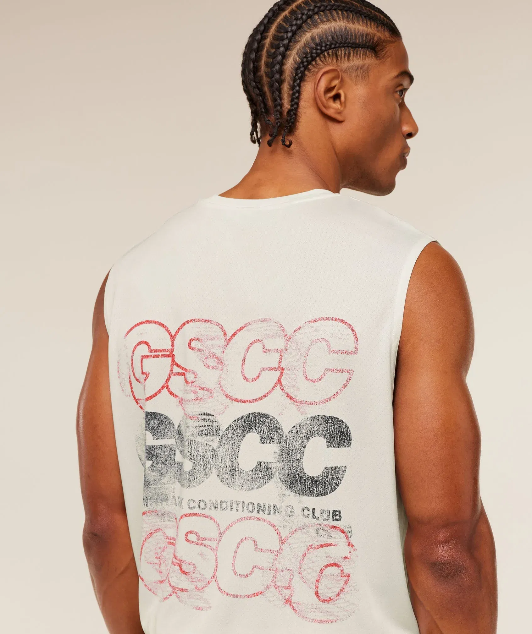 Gymshark Gscc Graphic Tank Soft White