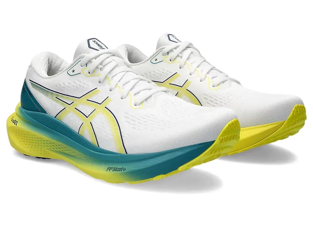 ASICS Gel Kayano 30 White Bright Yellow