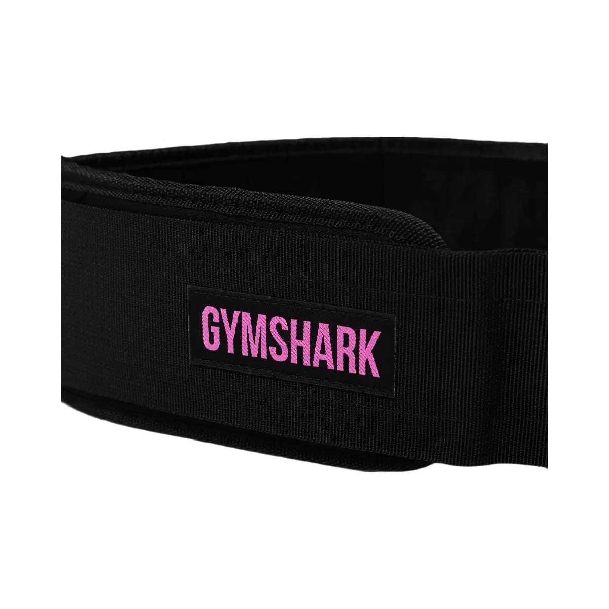 Gymshark Velcro Weightlifting Belt "GS Black GS Focus Pink"