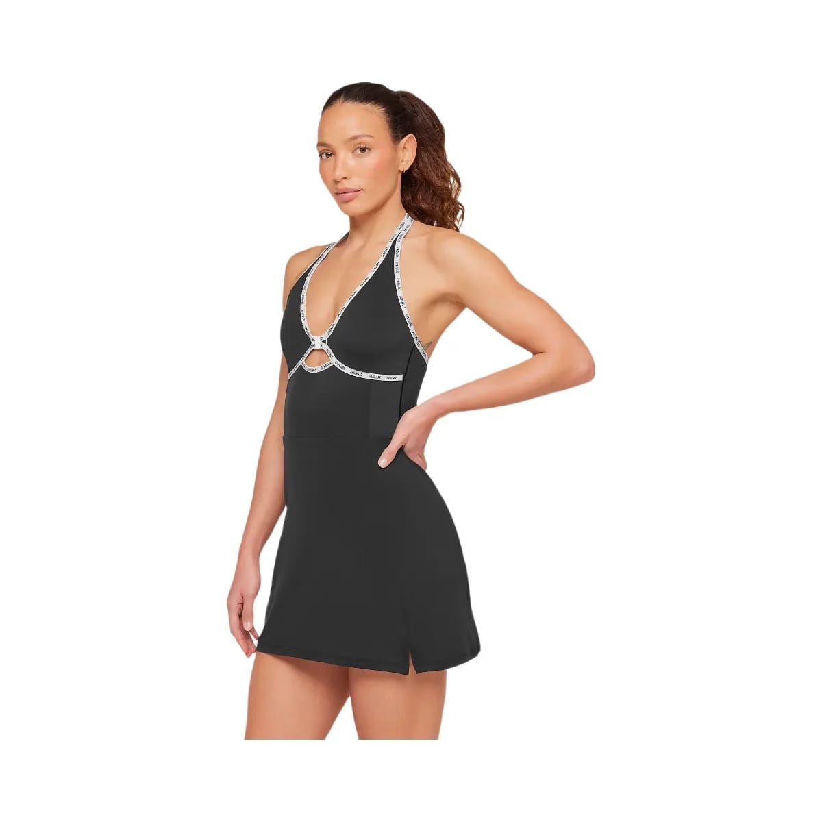 Gymshark Micro Logo Clasp Dress "Black"
