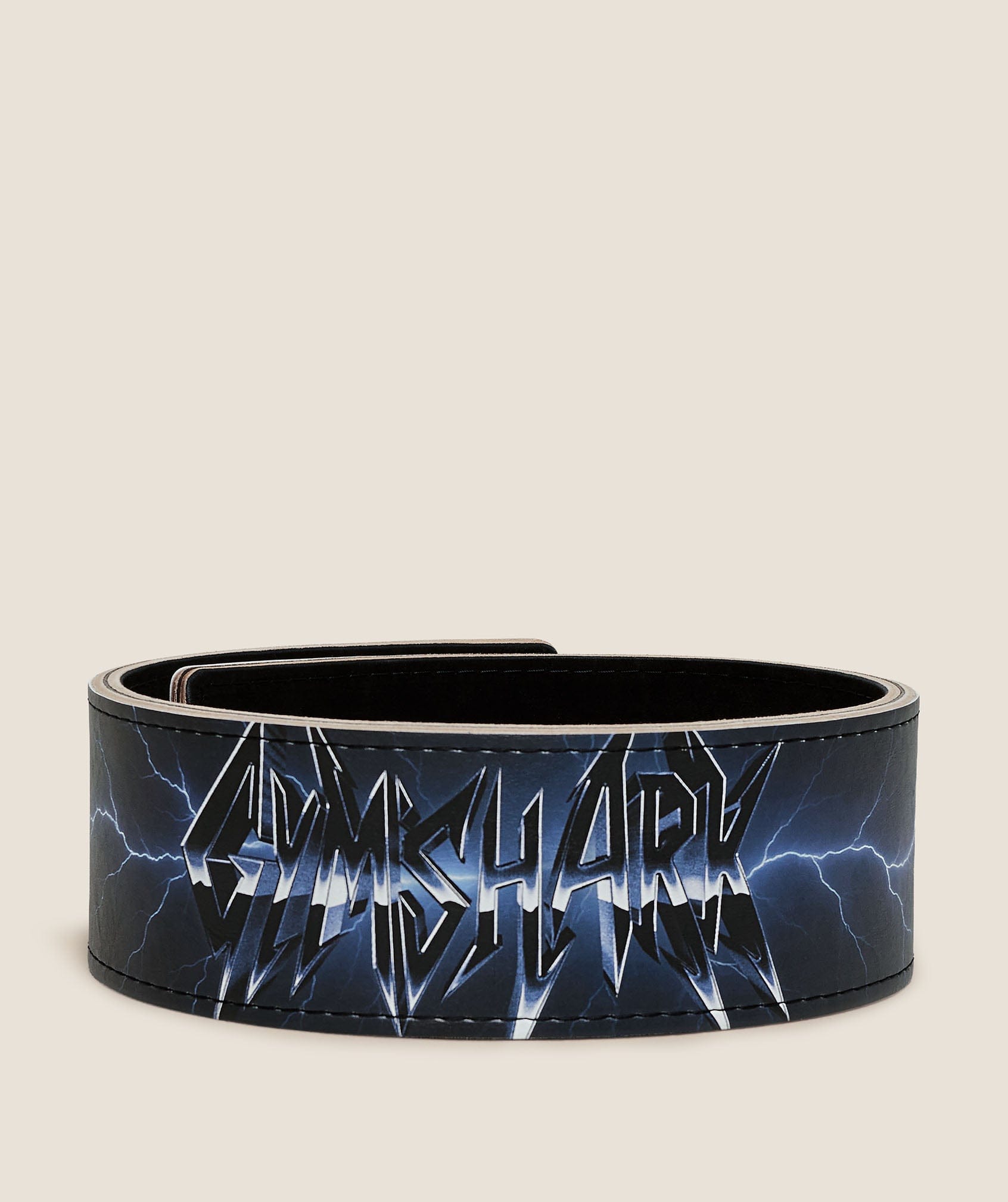 Gymshark Lightning Graphic Lever Belt Gs Black