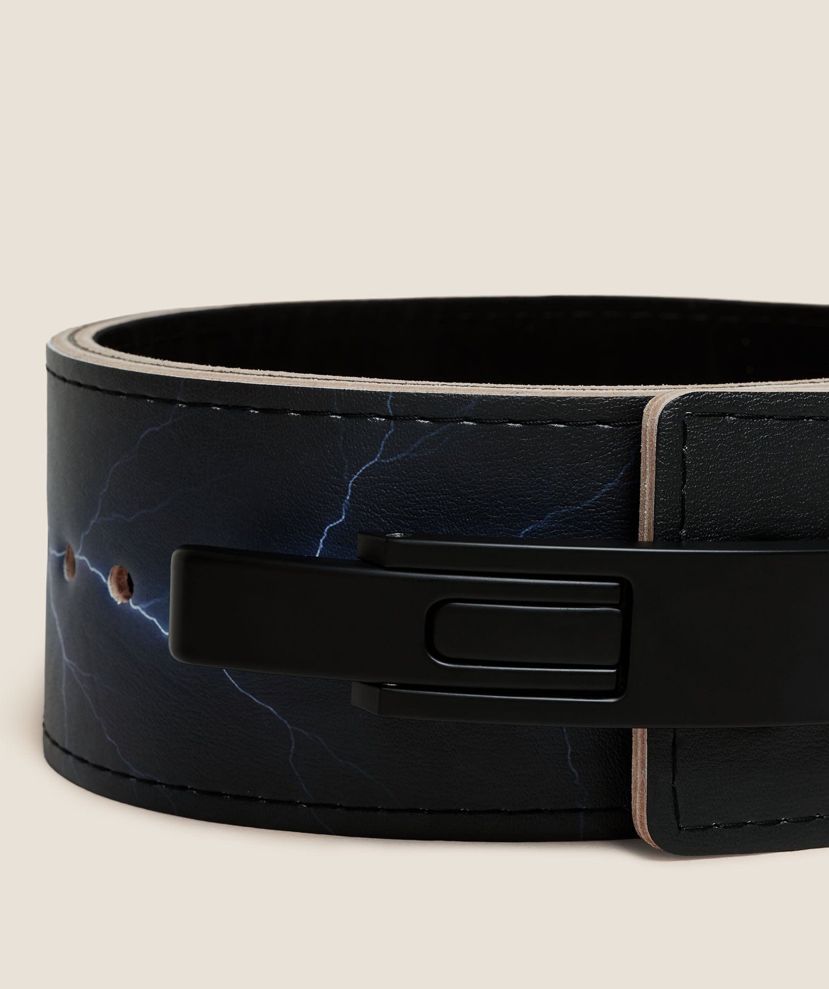 Gymshark Lightning Graphic Lever Belt Gs Black
