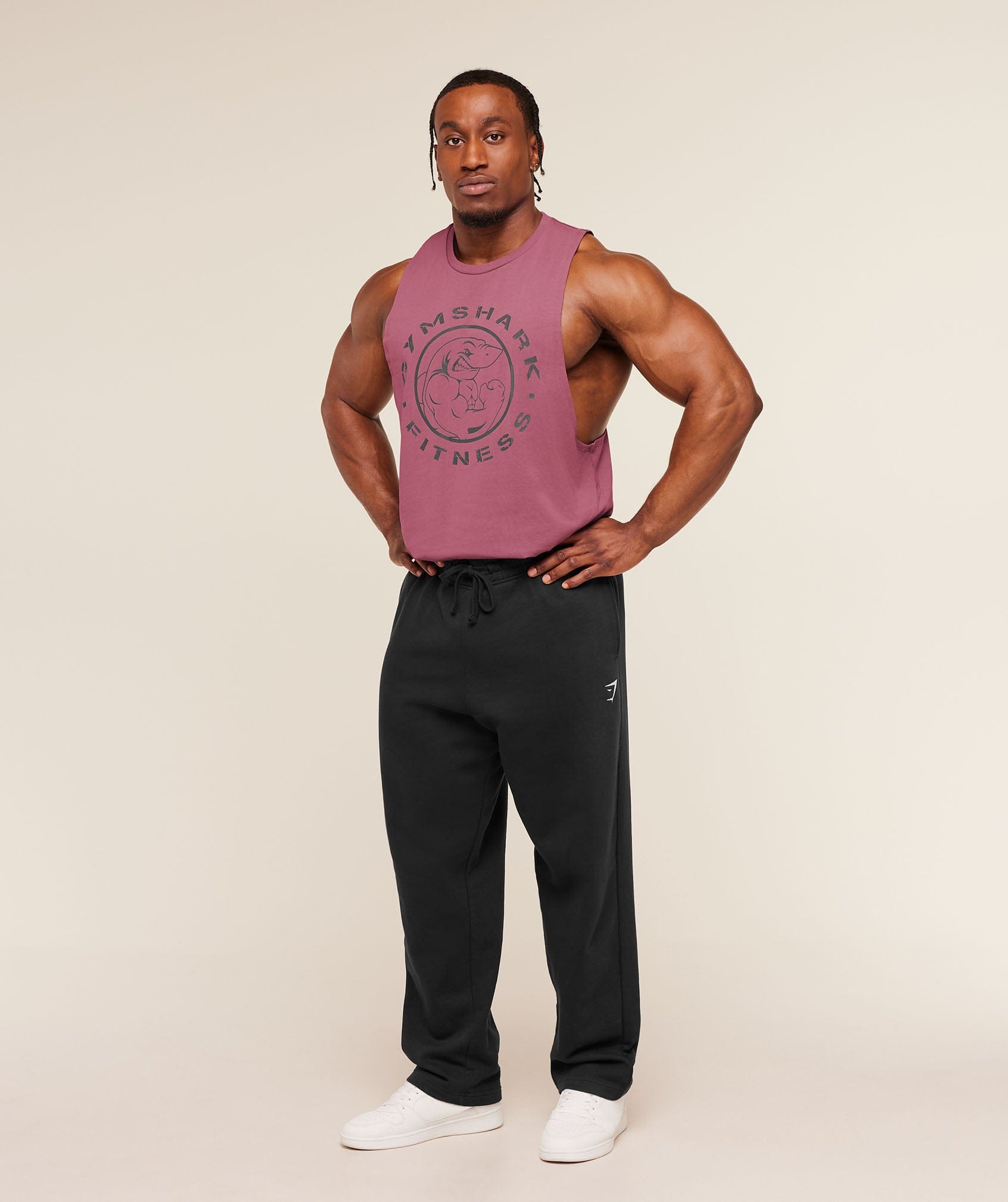 Gymshark Legacy Drop Arm Tank Reset Pink