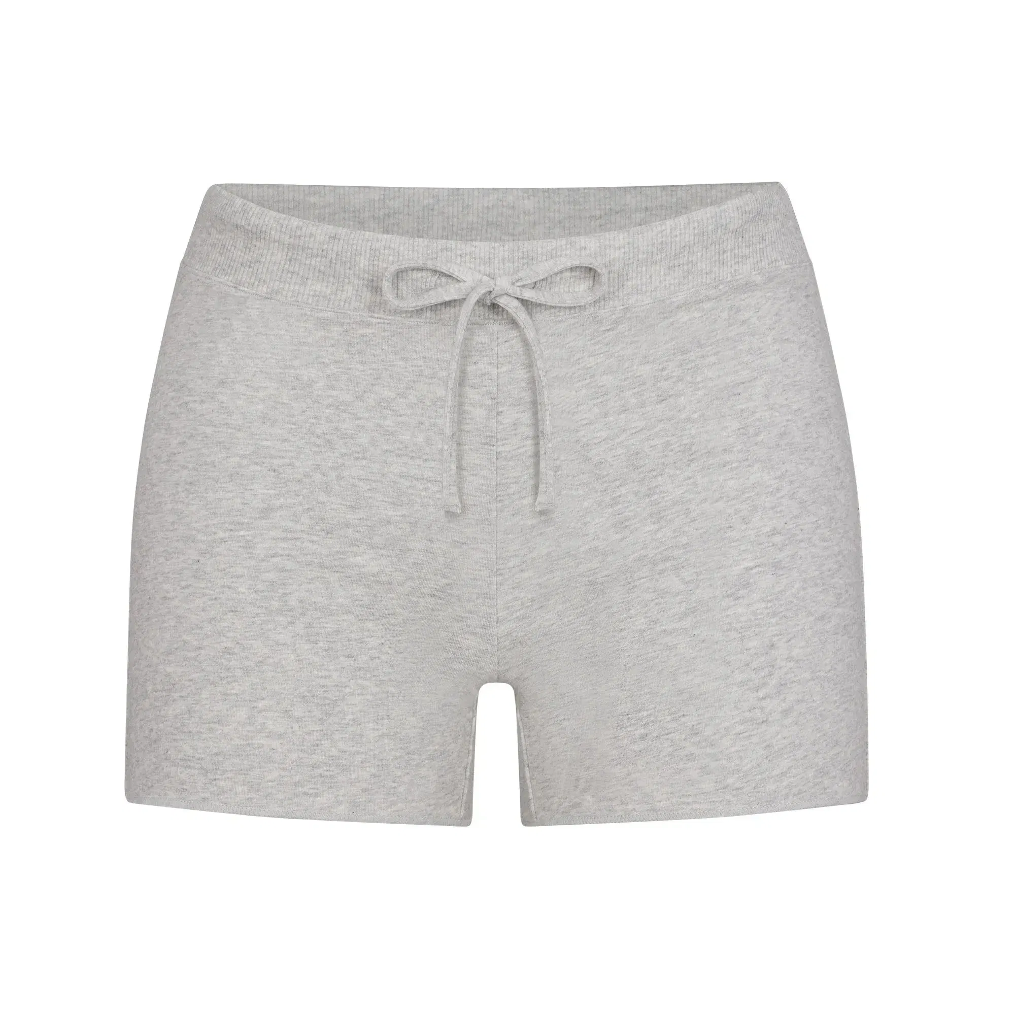 Skims Cotton Jersey Short Light Heather Grey