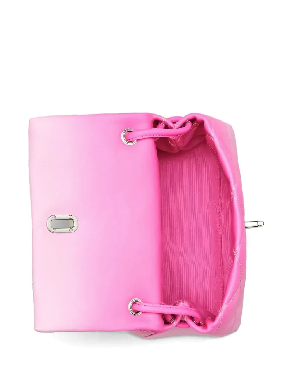 The Quilted Ombré Leather Mini Dual shoulder bag