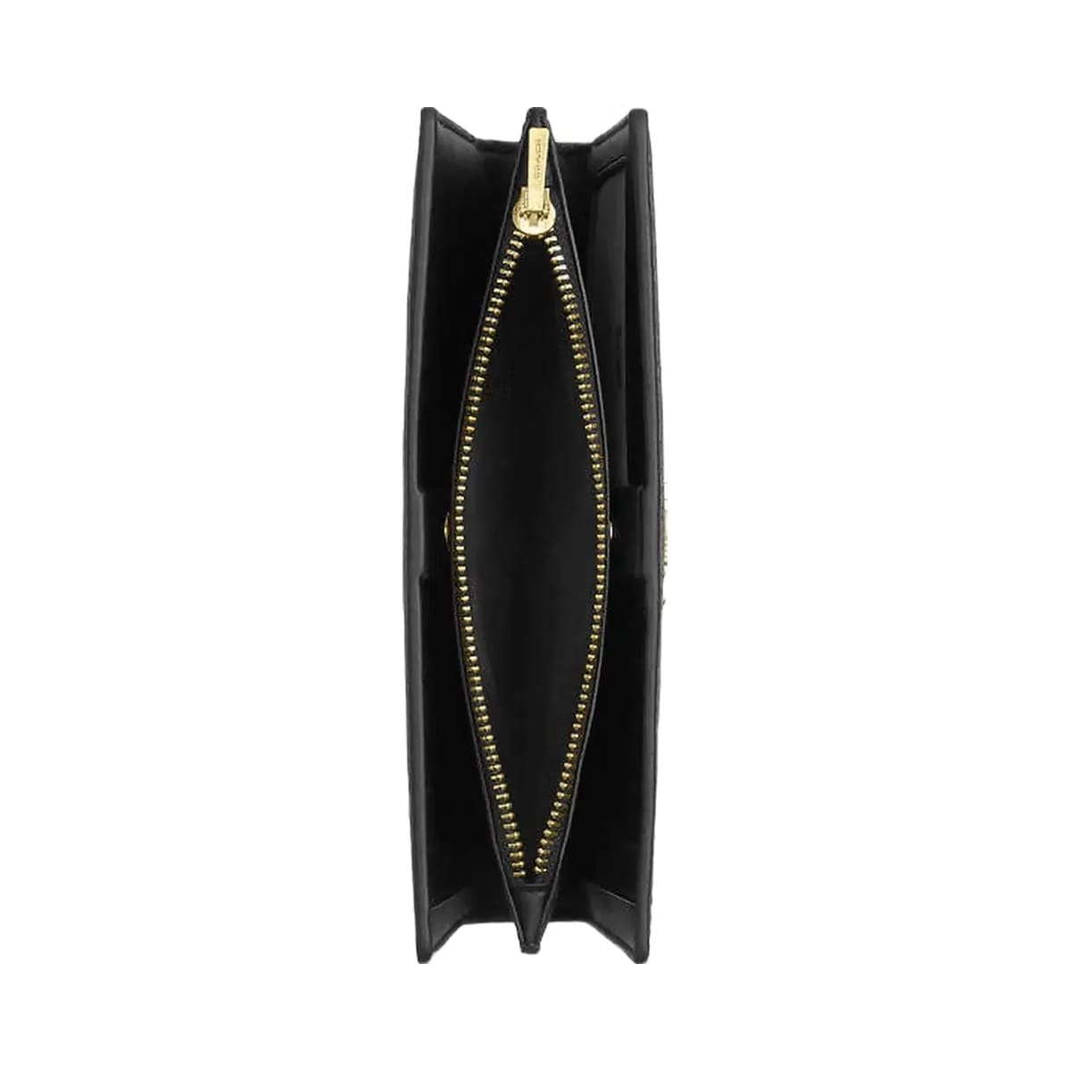Coach Slim Zip Wallet In Signature Canvas Signature Canvas-Gold-Walnut-Black