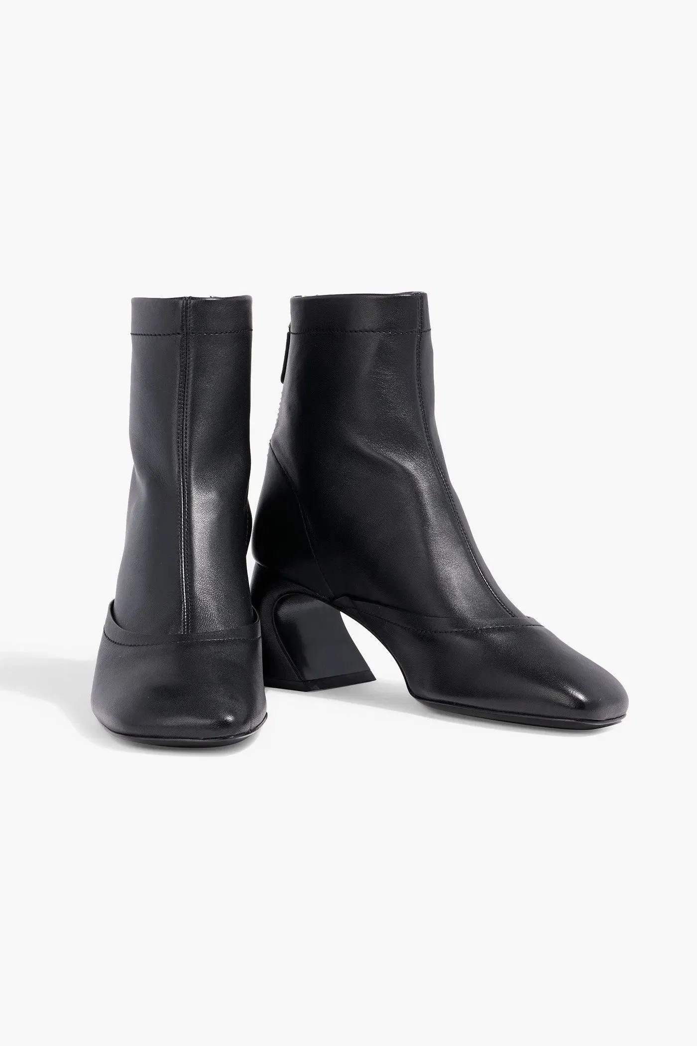 3.1 Phillip Lim Id Leather Ankle Boots Black Women's