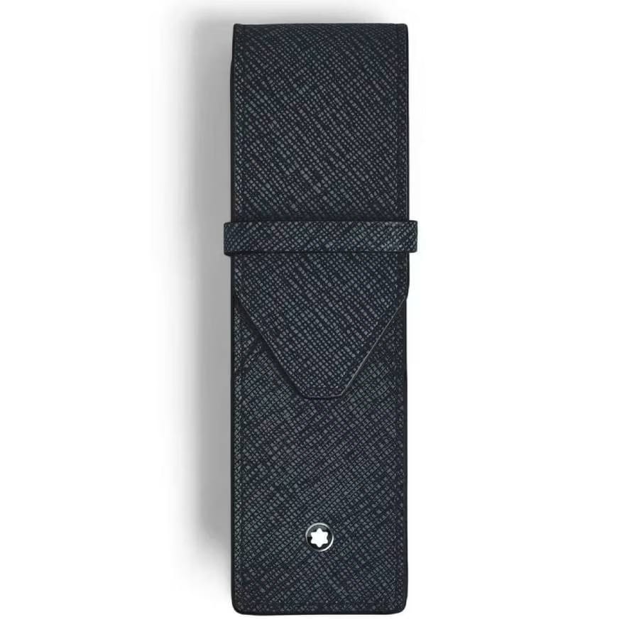 Montblanc Sartorial 2 Pen Pouch - Tweed Blue
