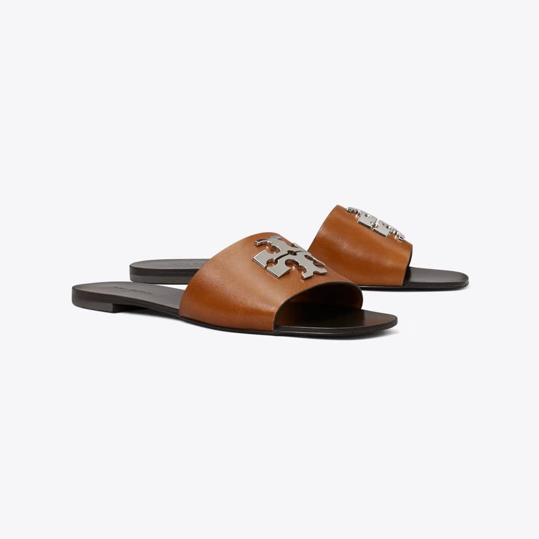 Tory Burch Charlie Cuoio Slide CLASSIC CUOIO
