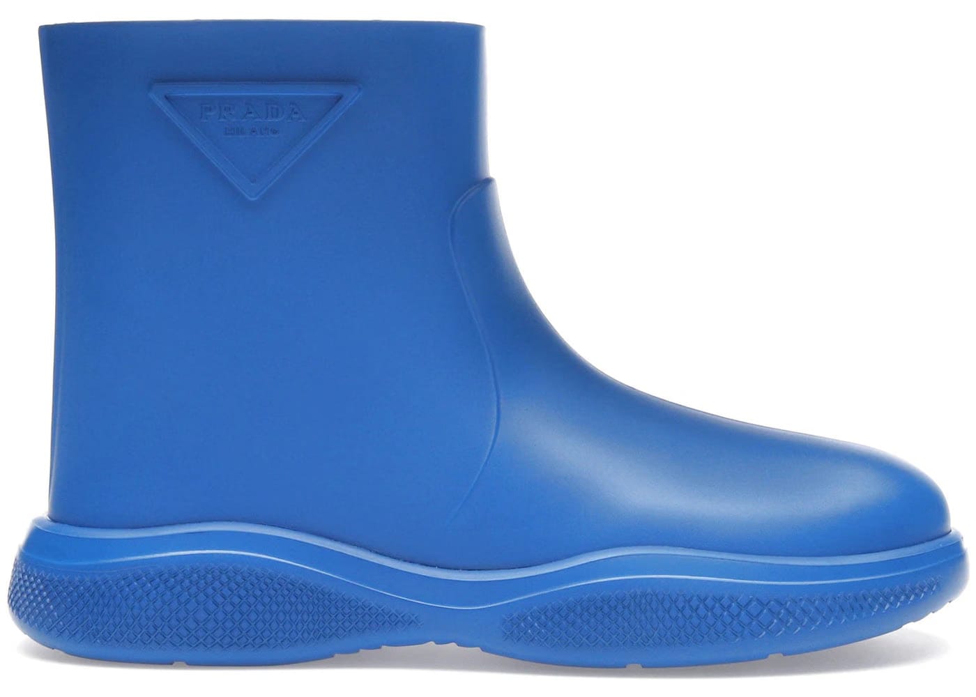 Prada Mellow Rubber Boots Blue
