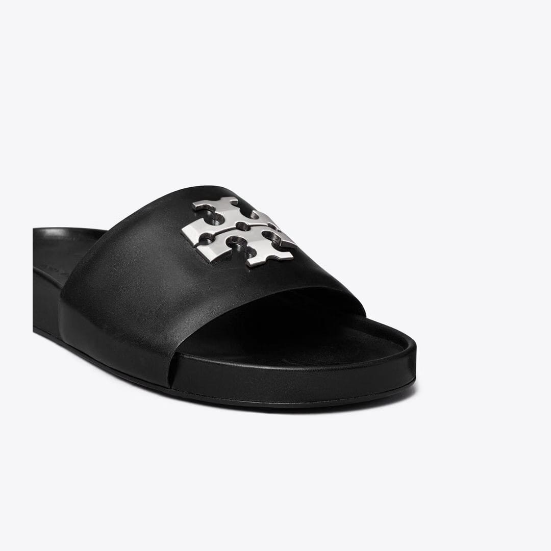 Tory Burch Charlie Sport Slide PERFECT BLACK