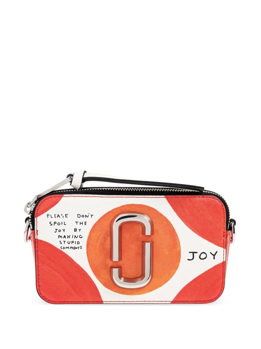 graphic logo crossbody bag