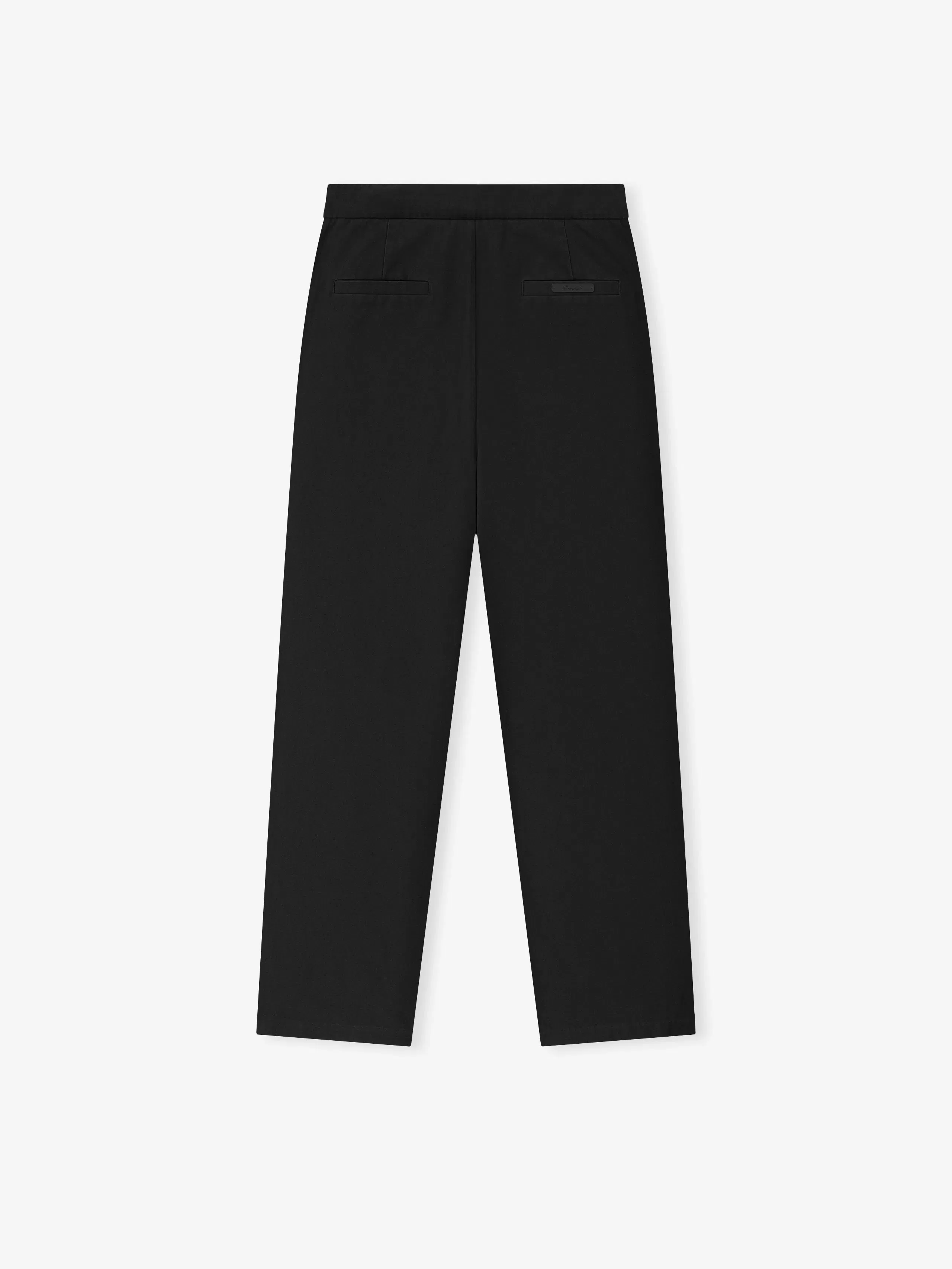 Essentials Cotton Canvas Pleat Front Pant Vintage Black