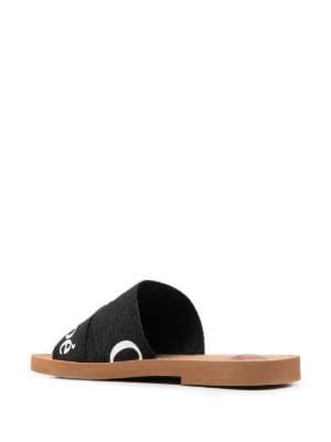 Chloé Woody logo-print sandals