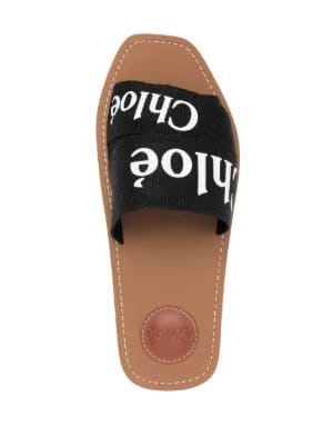 Chloé Woody logo-print sandals