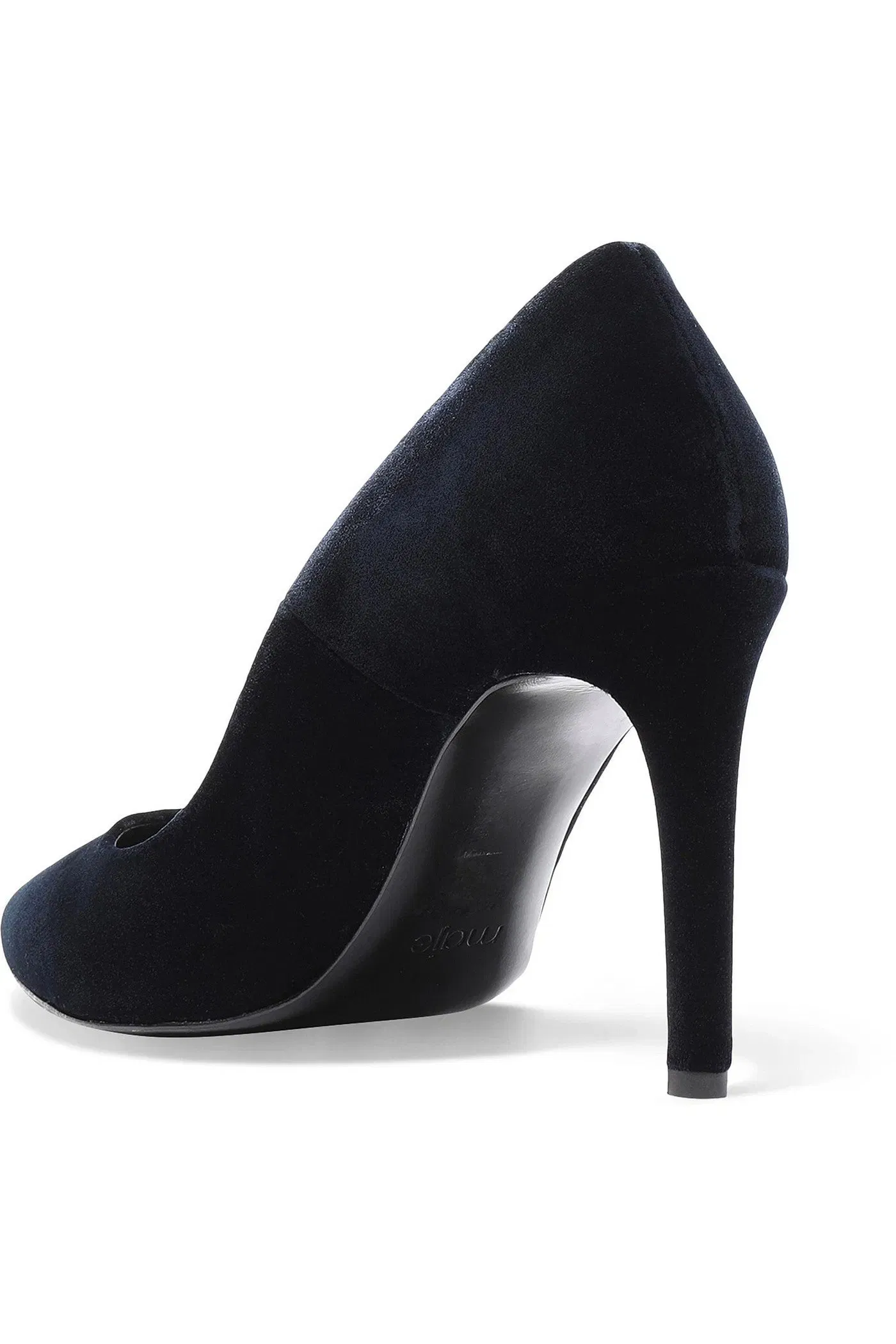 Maje Velvet Pumps Midnight Blue Women's