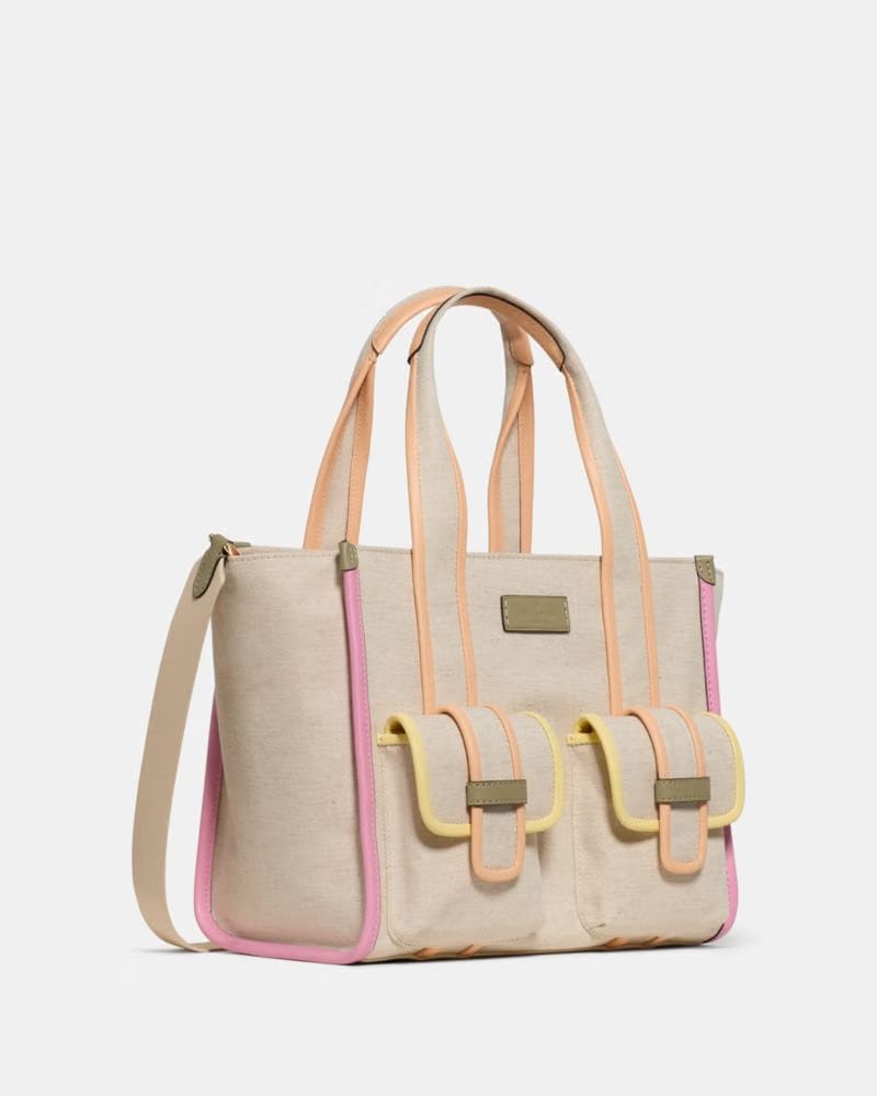 KateSpade Kip Cargo Small Tote Bag Rainbow Multi