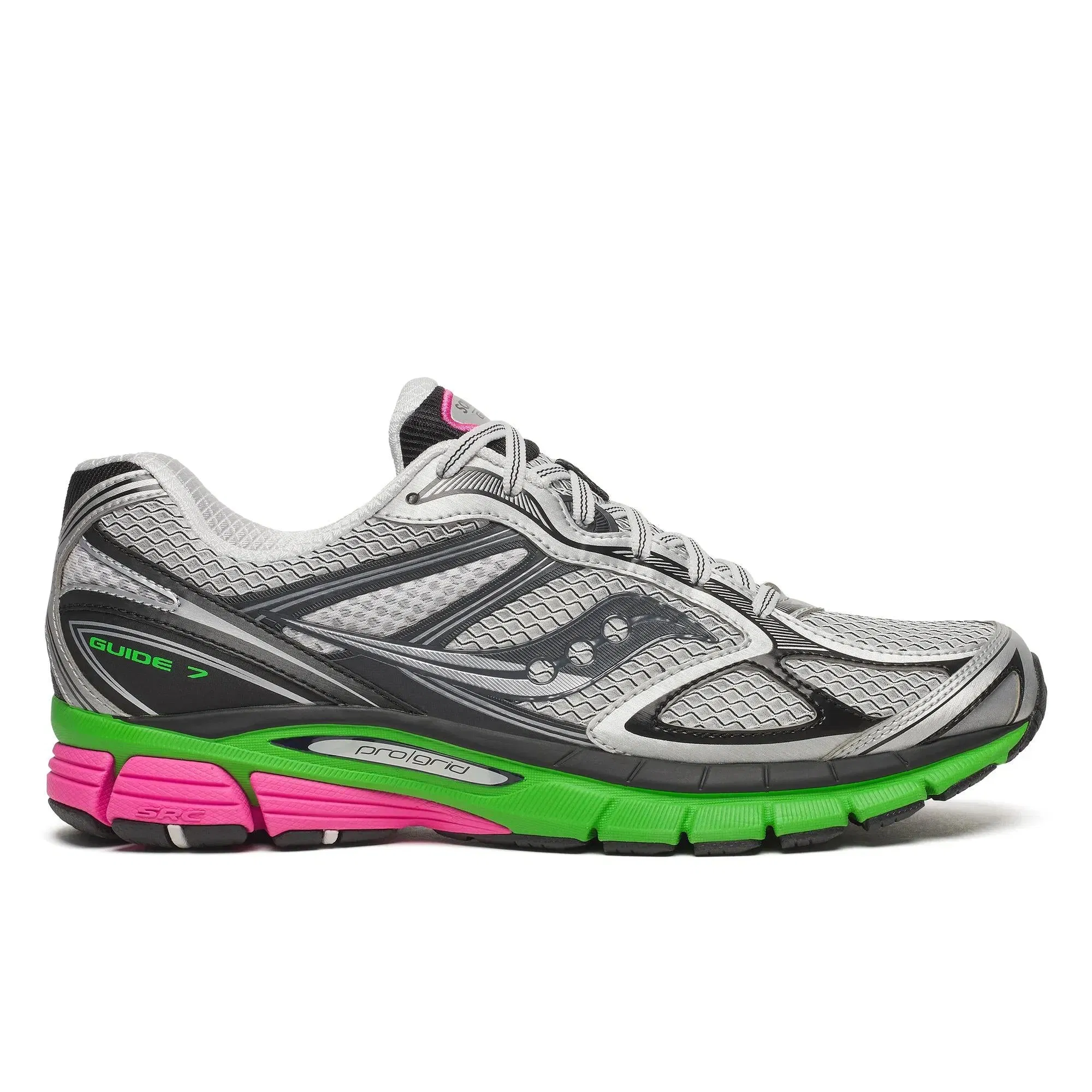 Saucony ProGrid Guide 7 Grey | Green | Pink