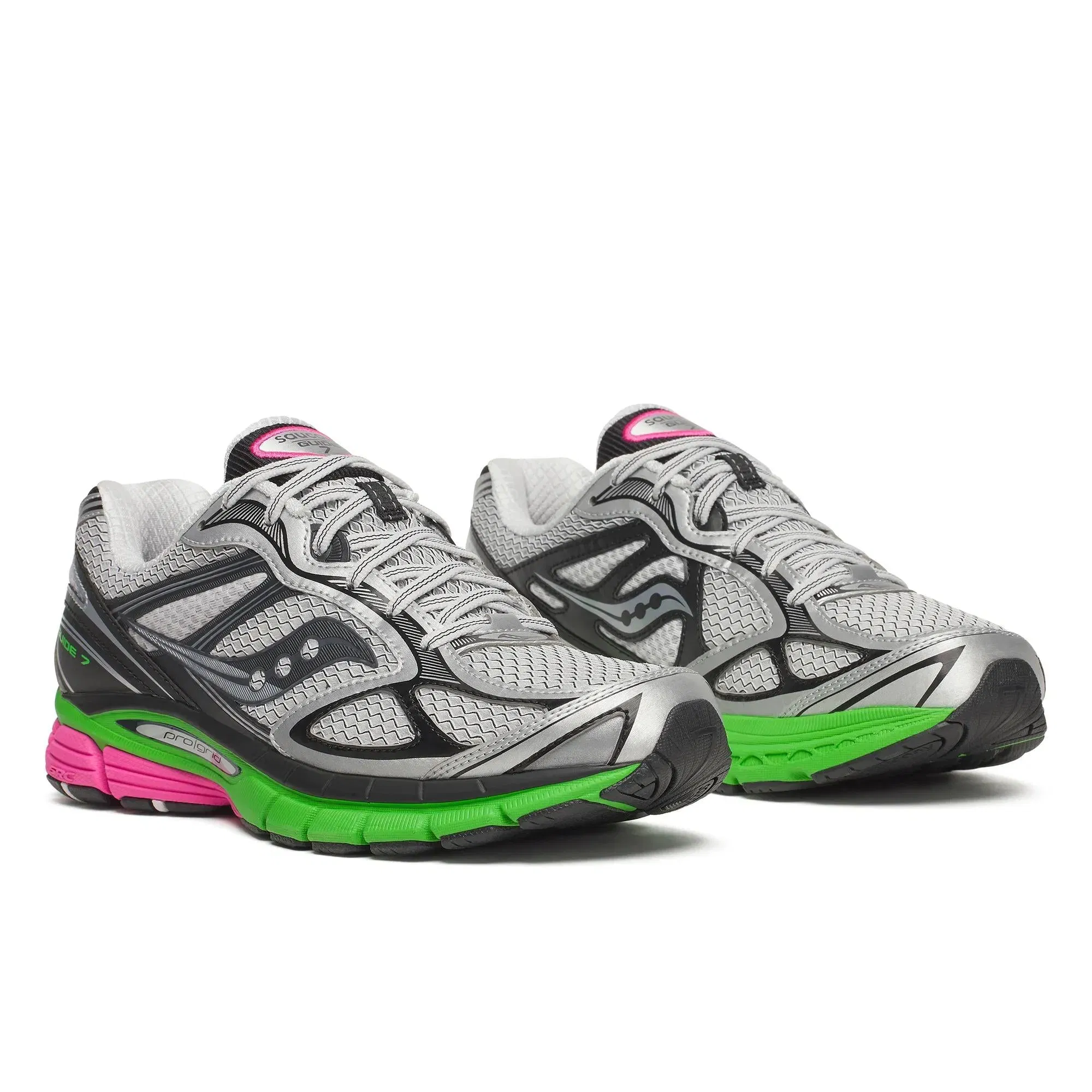 Saucony ProGrid Guide 7 Grey | Green | Pink