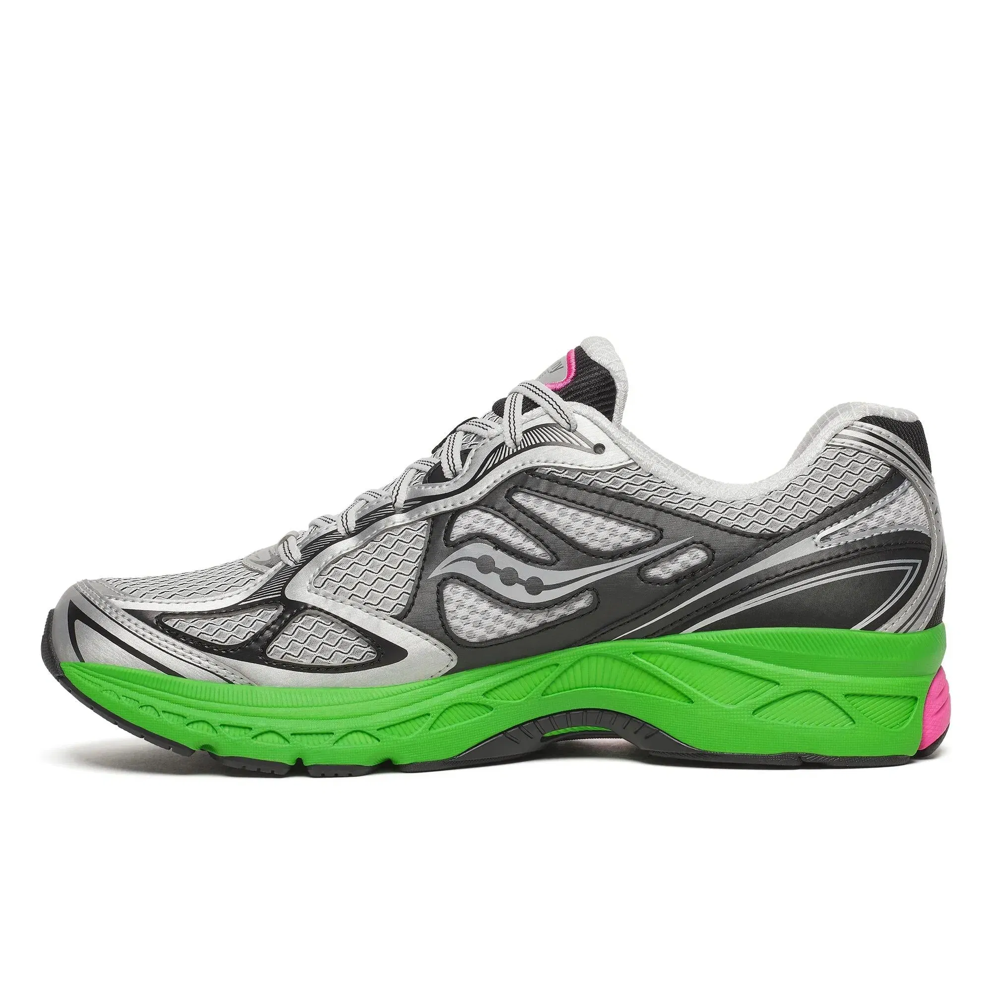 Saucony ProGrid Guide 7 Grey | Green | Pink