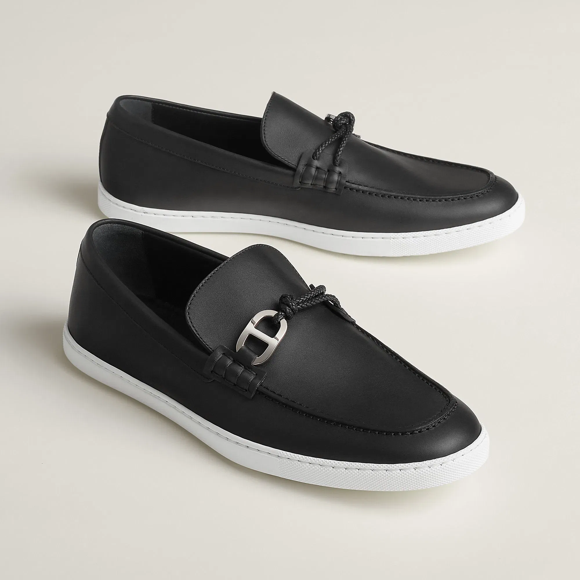 Hermes Ignacio Loafer Noir
