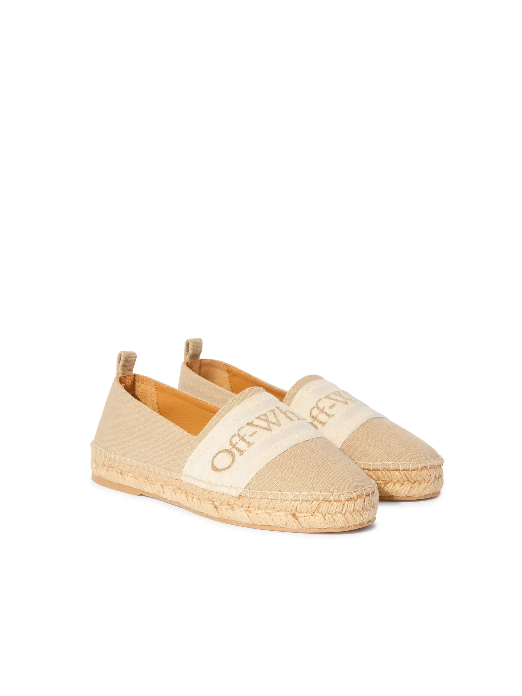 Off-White Bookish Espadrilles Womens Neutrals