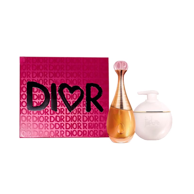 Dior Realme Intense Scent Body Lotion Perfume Set Pink Black Modern Box Limited Edition Floral Scent Family