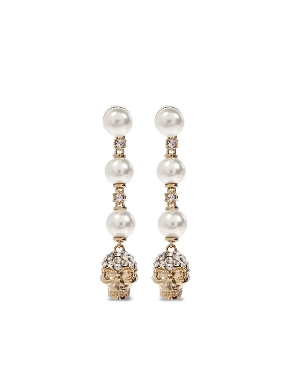 crystal-embellished earrings