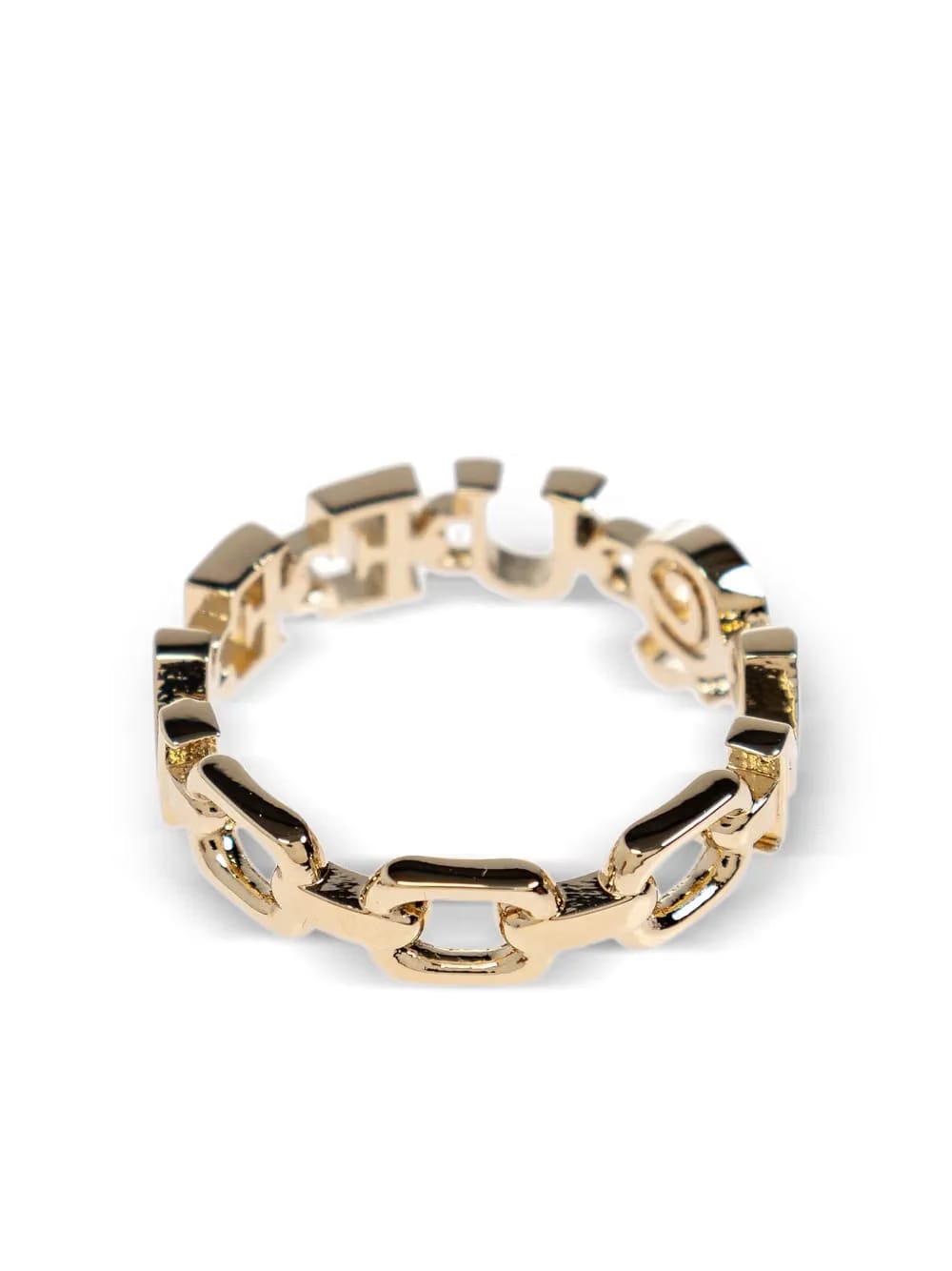 logo-embellished ring