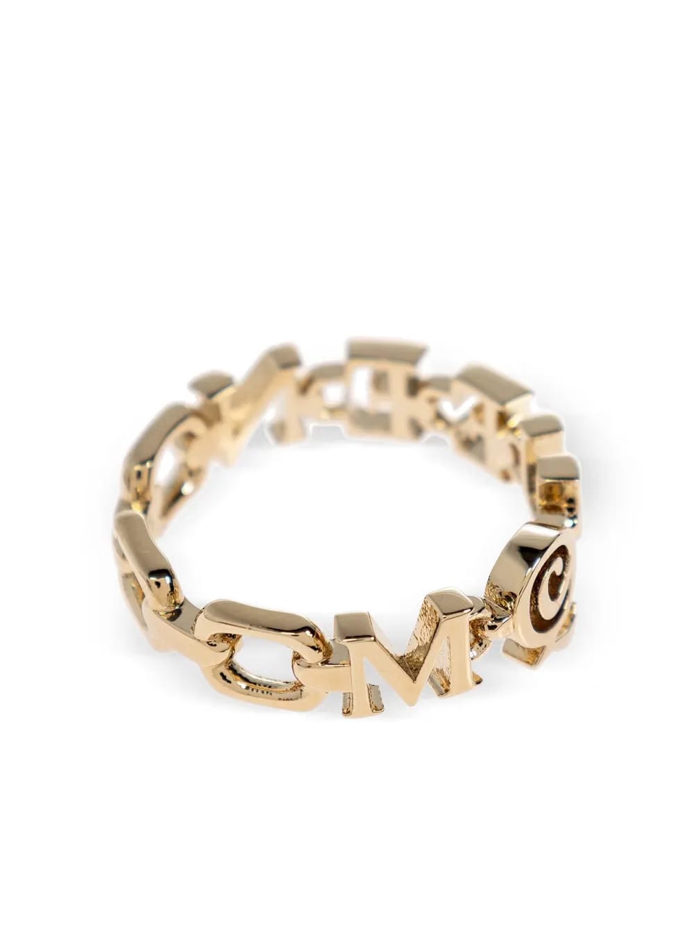 logo-embellished ring
