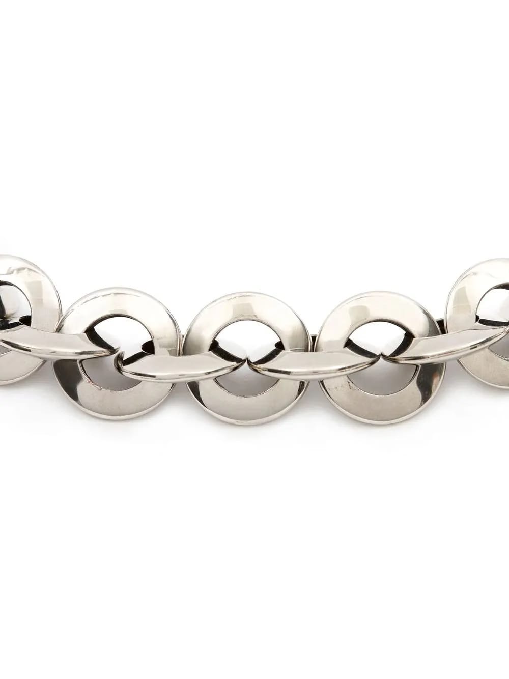 Eyelet chain choker necklace