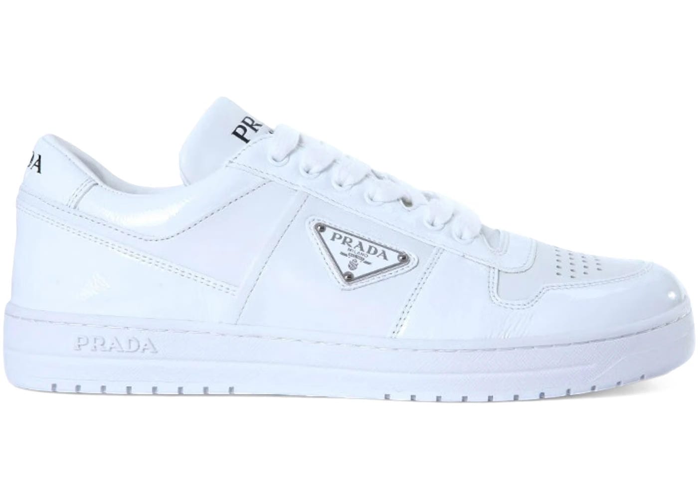 Prada Downtown Low Top Sneakers White