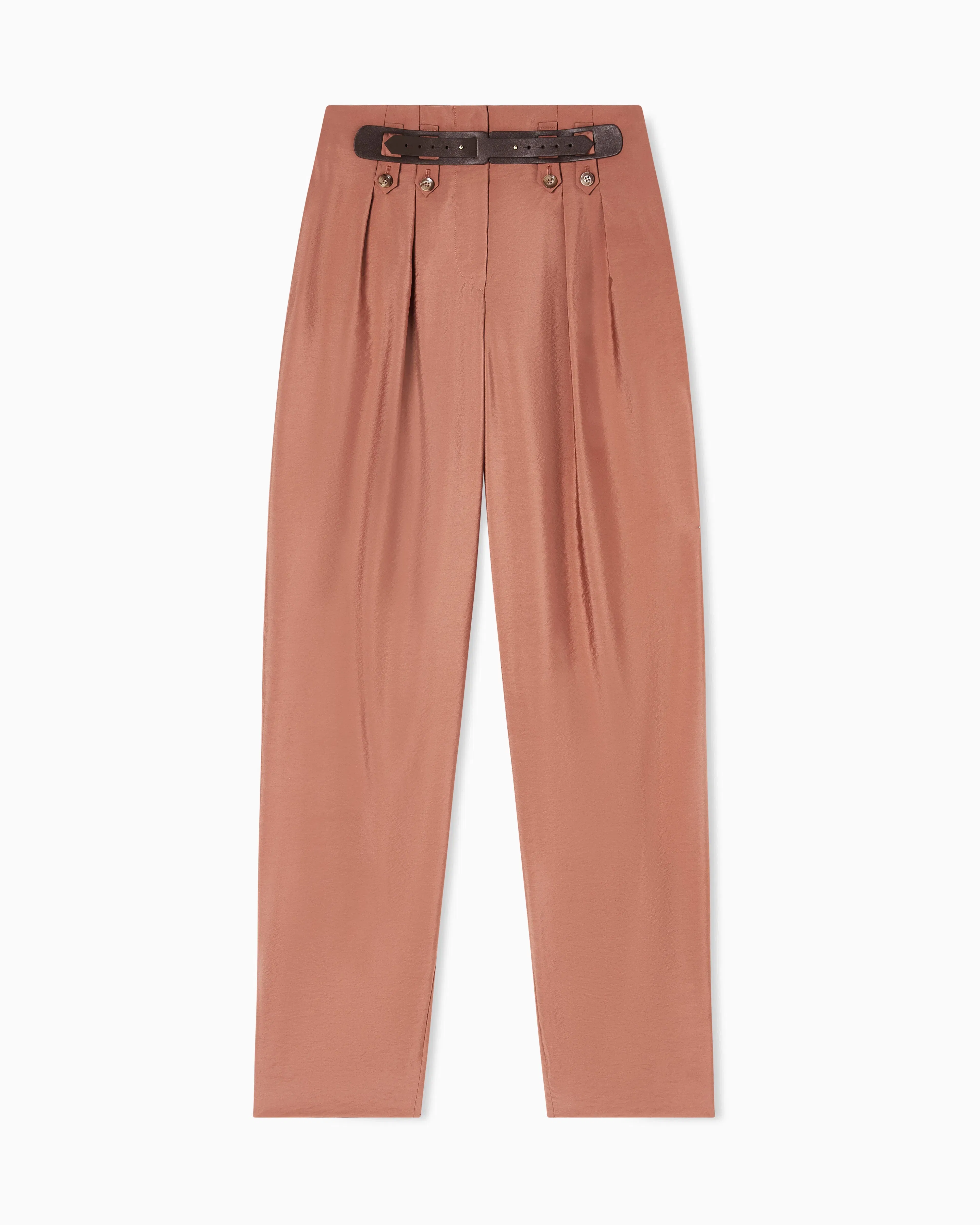 Emporio Armani Icon modal muslin oval-leg trousers