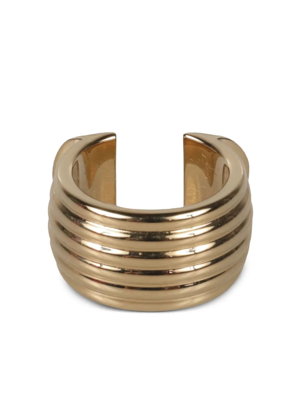 ribbed open-design ring
