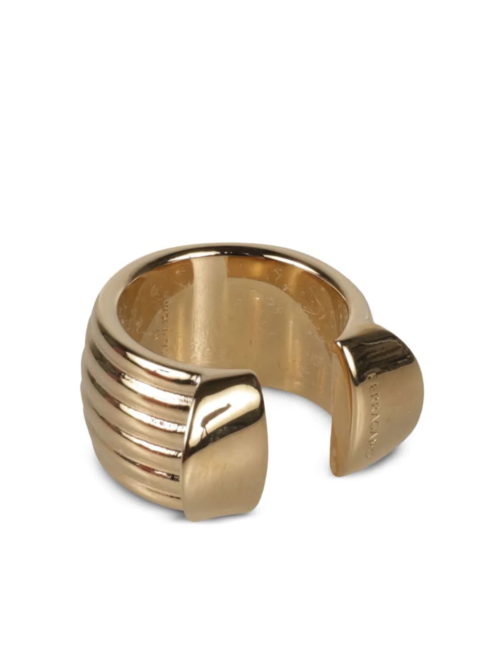 ribbed open-design ring
