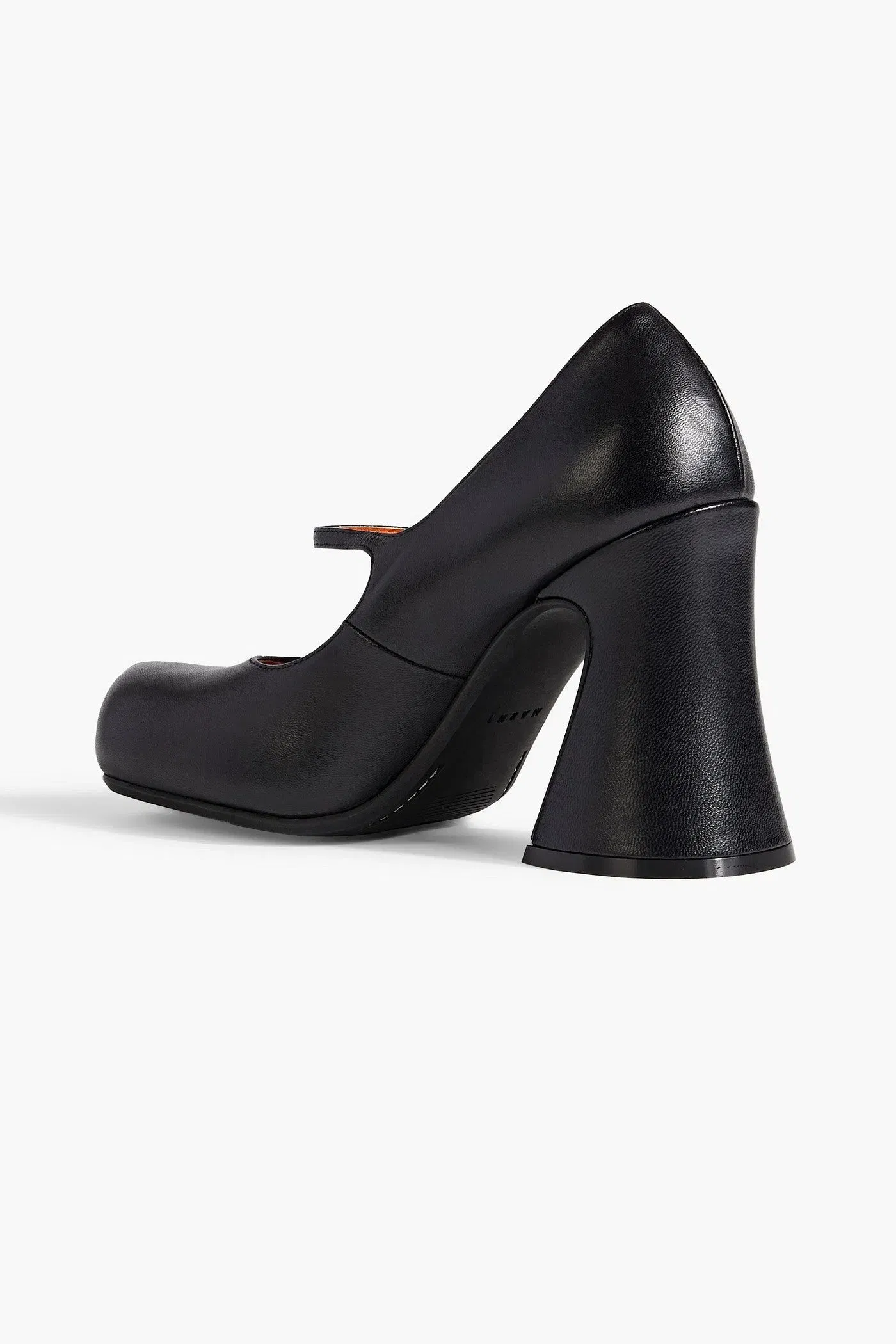 Marni Leather Mary Jane Pumps Black Women's