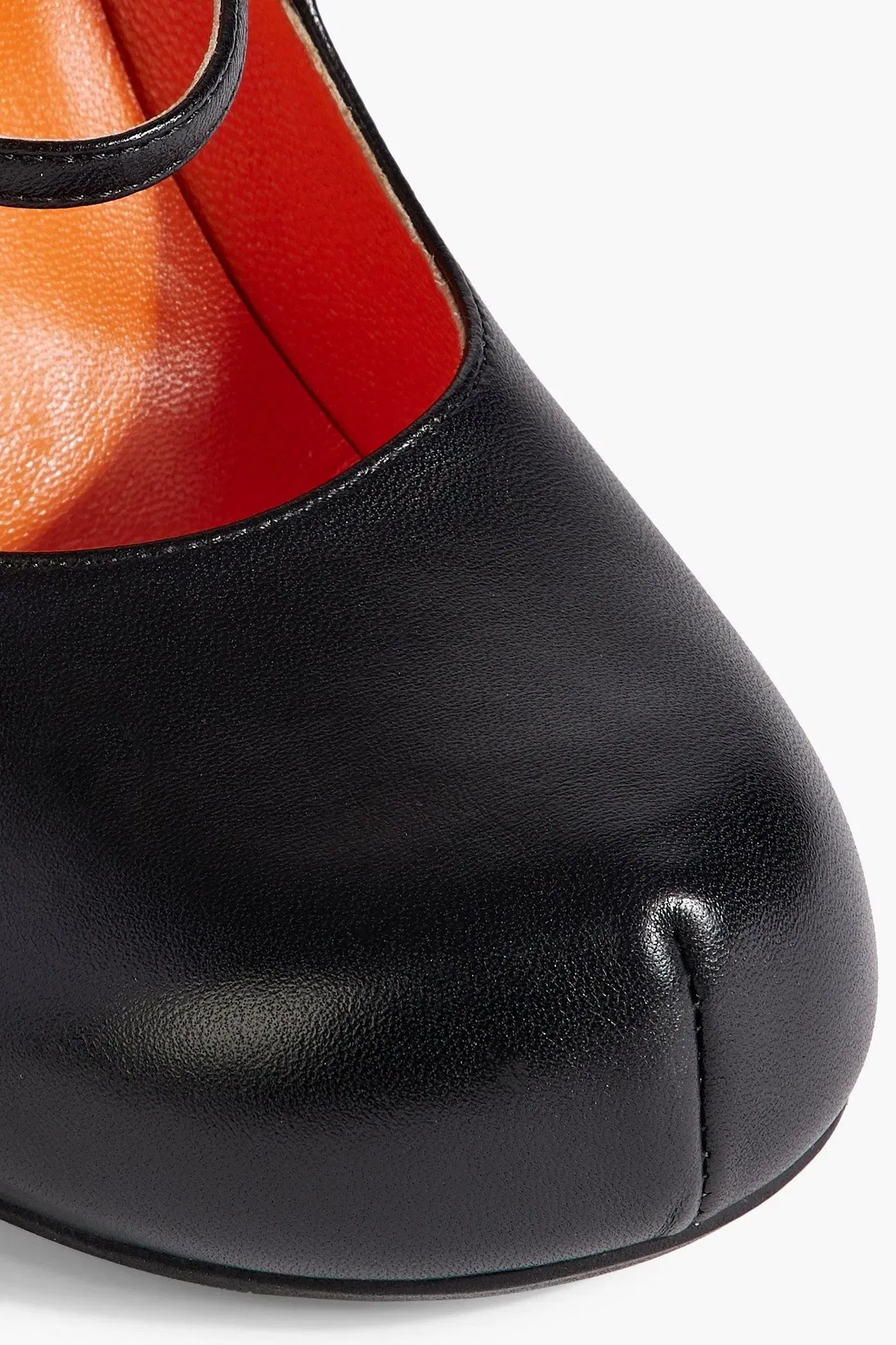 Marni Leather Mary Jane Pumps Black Women's