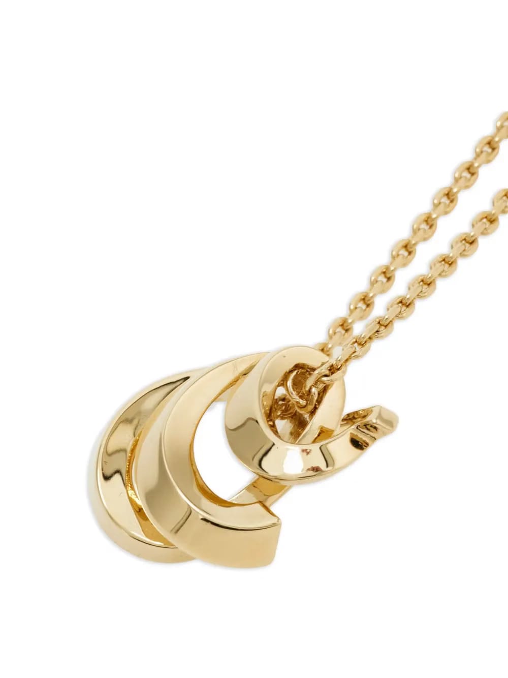 triple-gancini pendant necklace