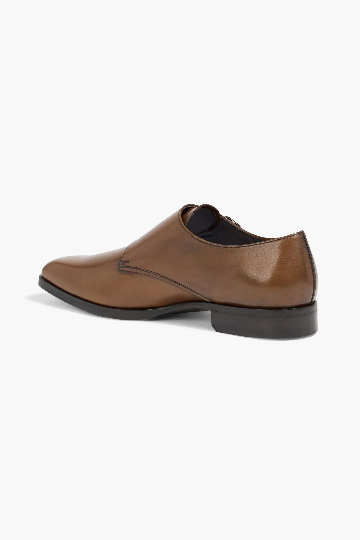 Tod's Leather Monk-Strap Shoes Brown