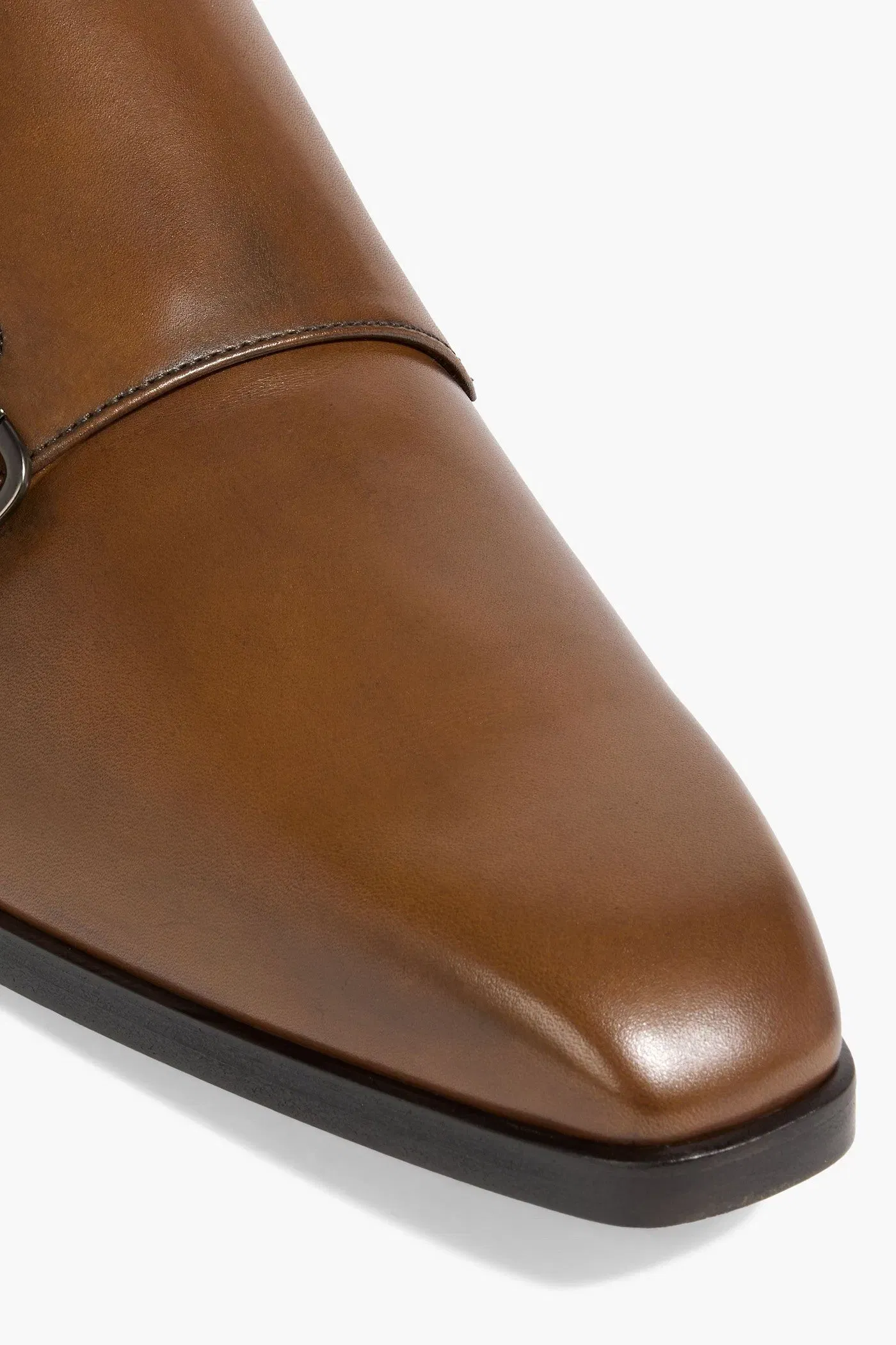 Tod's Leather Monk-Strap Shoes Brown