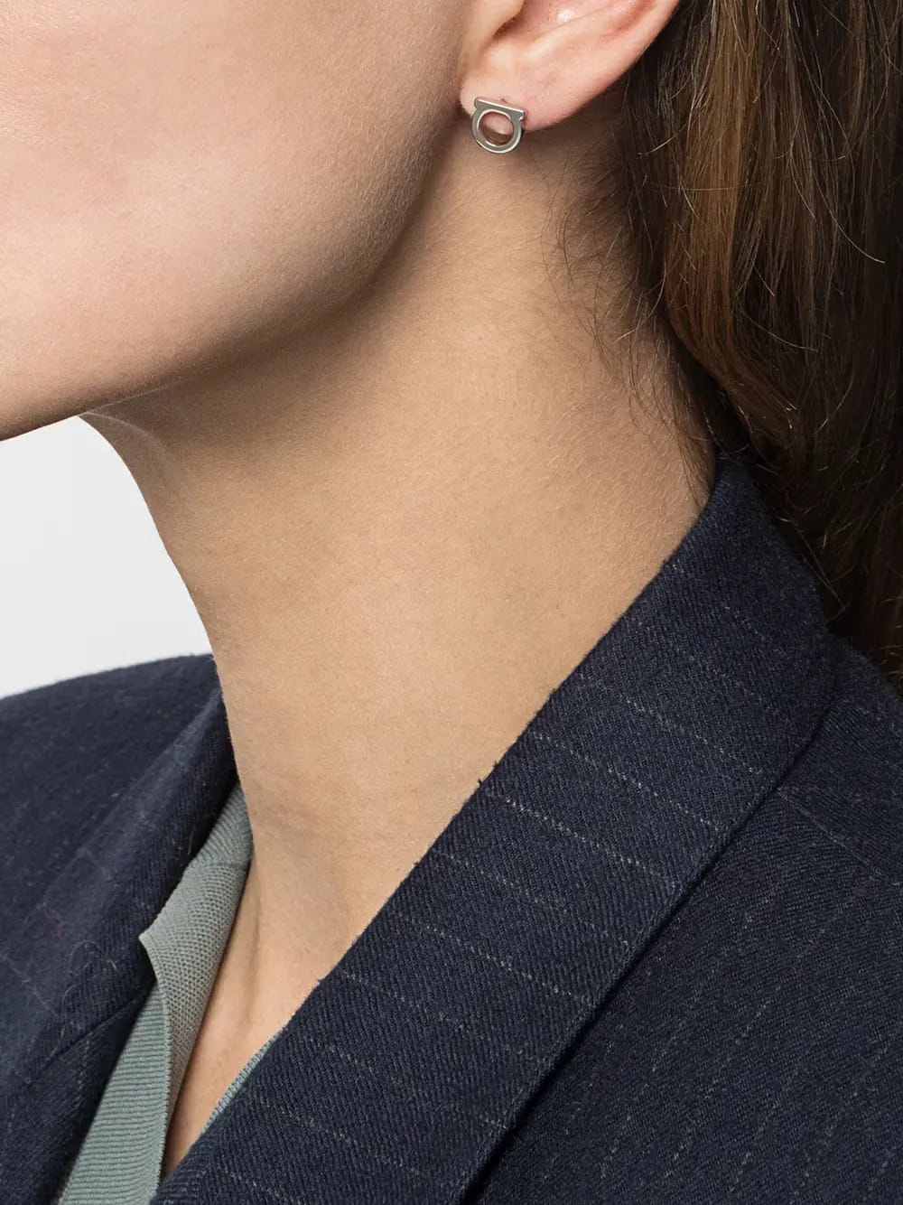 Gancini stud earrings