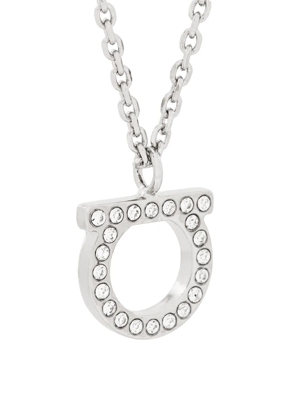 Gancio crystal-embellished necklace