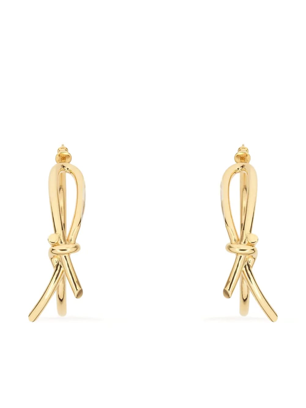 asymmetric bow earrings