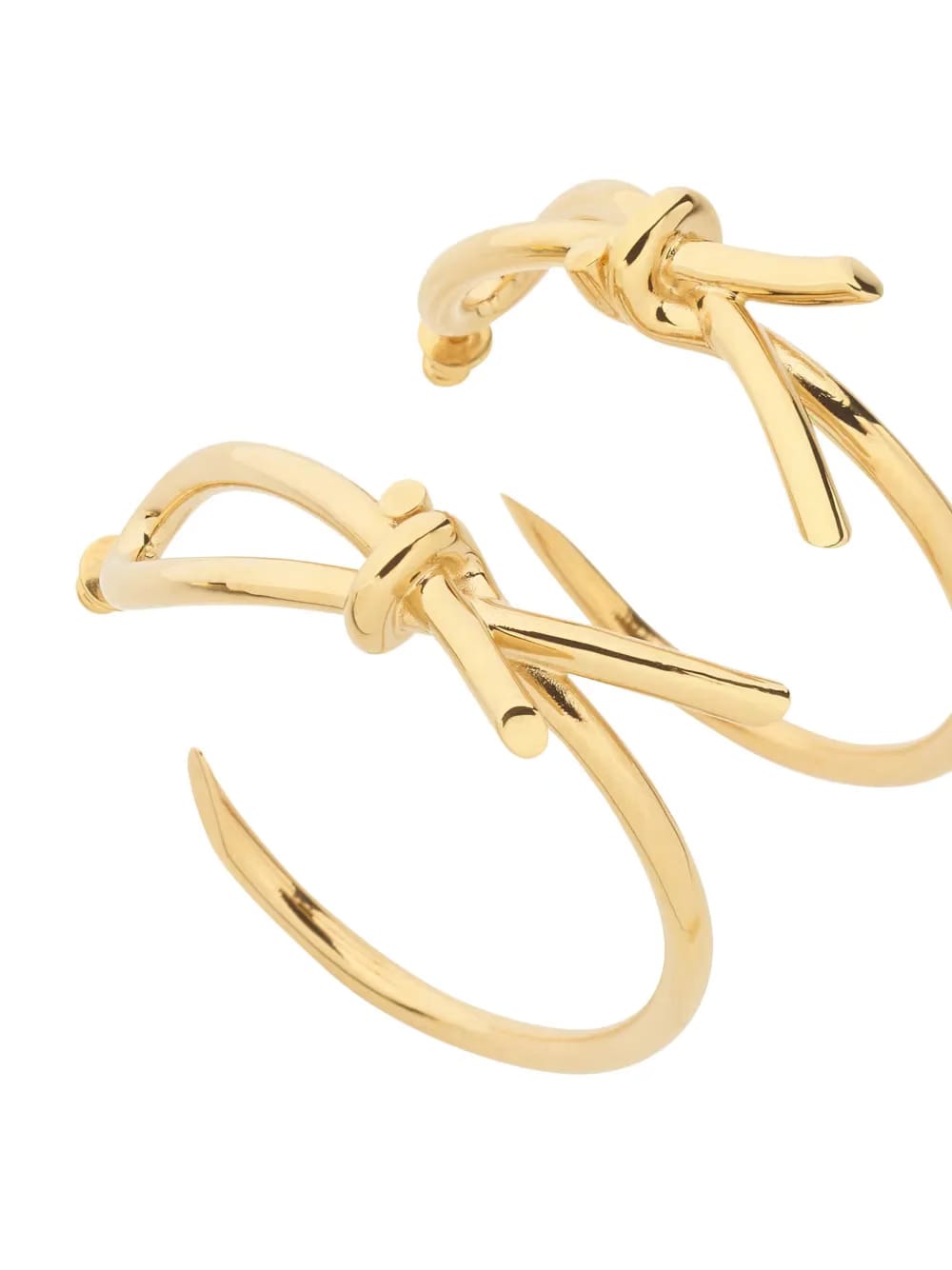 asymmetric bow earrings