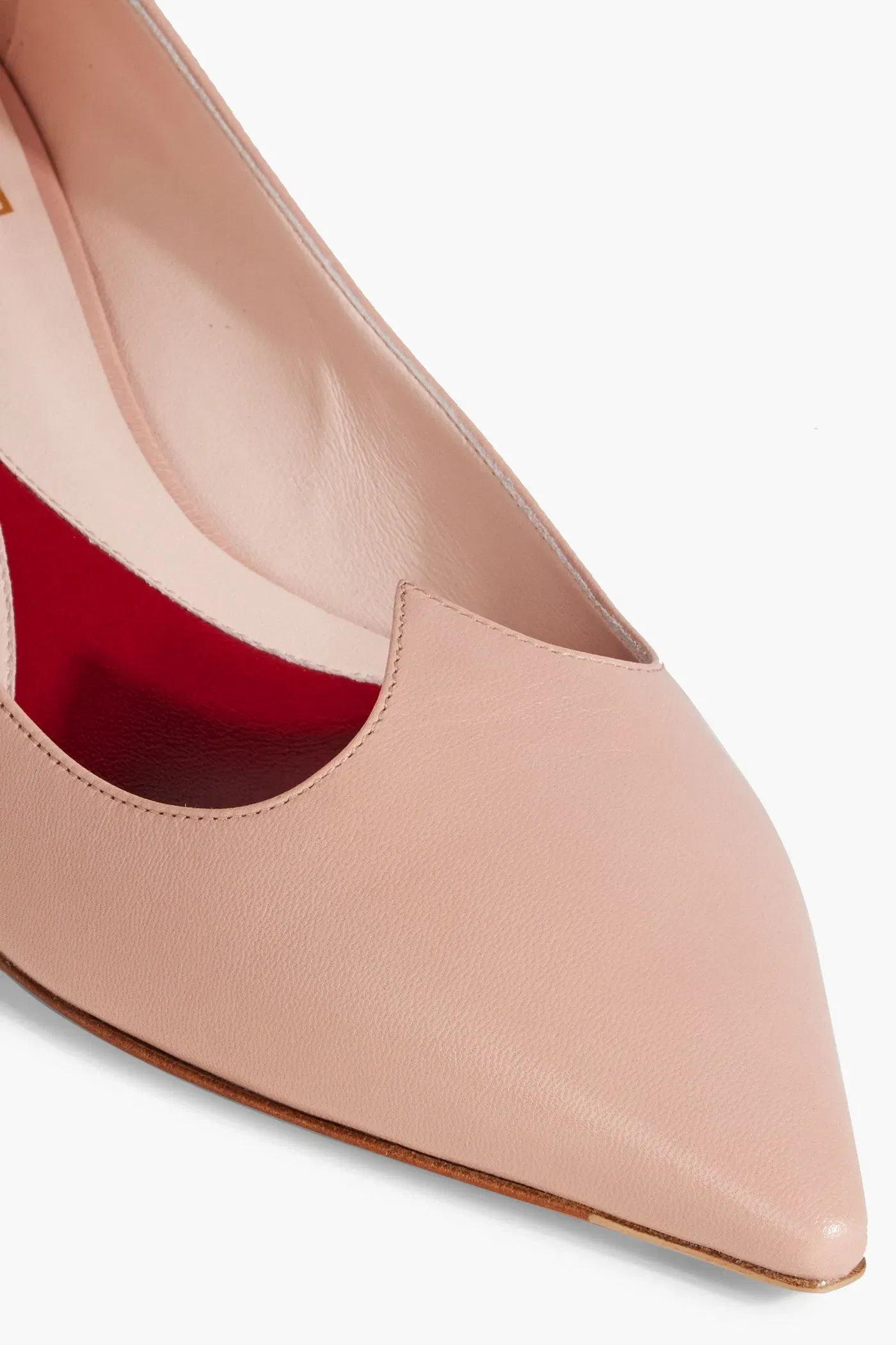 Roger Vivier I Love Vivier Leather Pumps Blush Women's