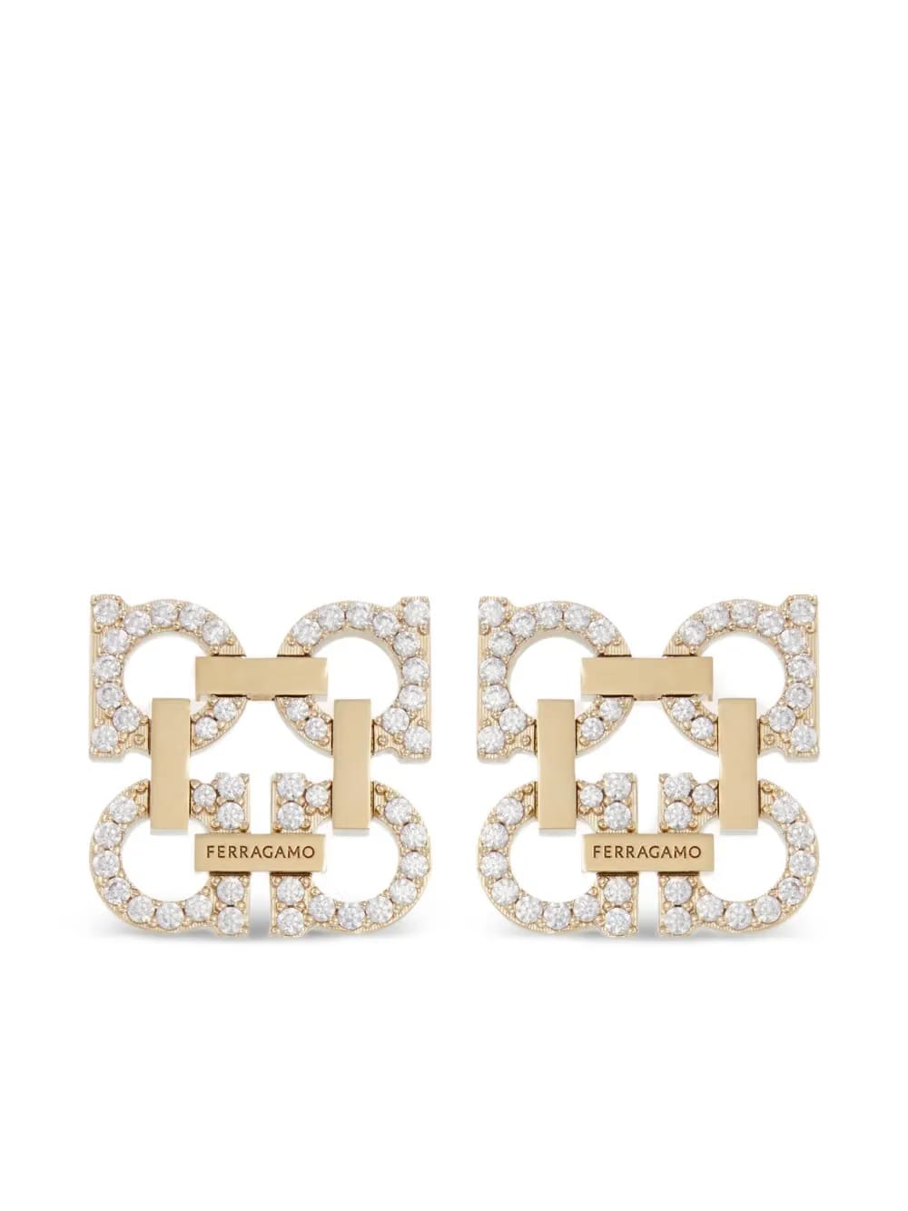 Gancini clip-on earrings