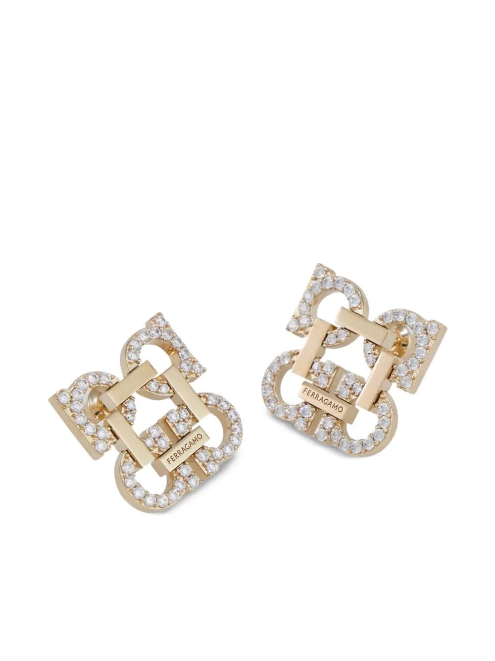 Gancini clip-on earrings