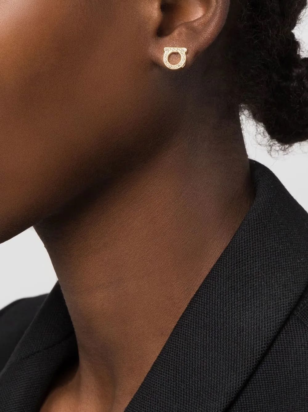 Gancini embellished earrings