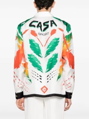 Casablanca Casa Moto silk shirt